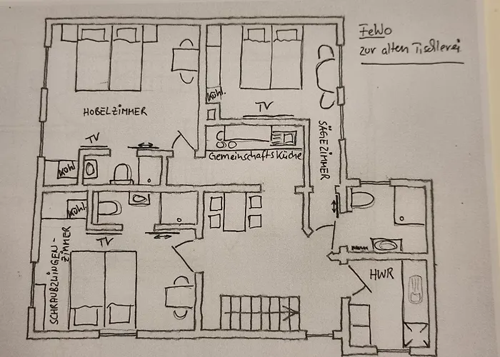 Homestay szállás Zur Alten Tischlerei *